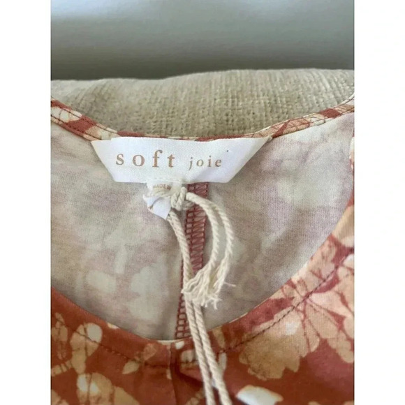 SOFT JOIE FLORAL SIZE M TANK SLEEVELESS SLIM FIT MIDI DRESS NWT - Picture 6 of 8